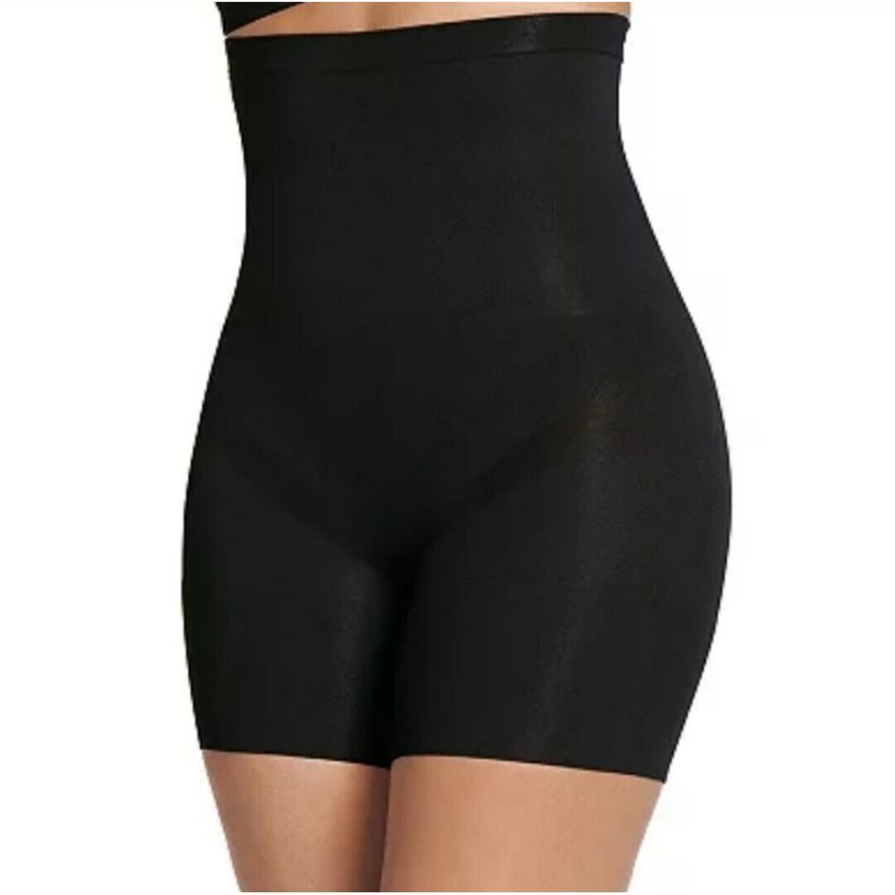Perfitu‎ Shapewear Shorts Women S Black Thigh Slimmer High Waist Tummy Control
